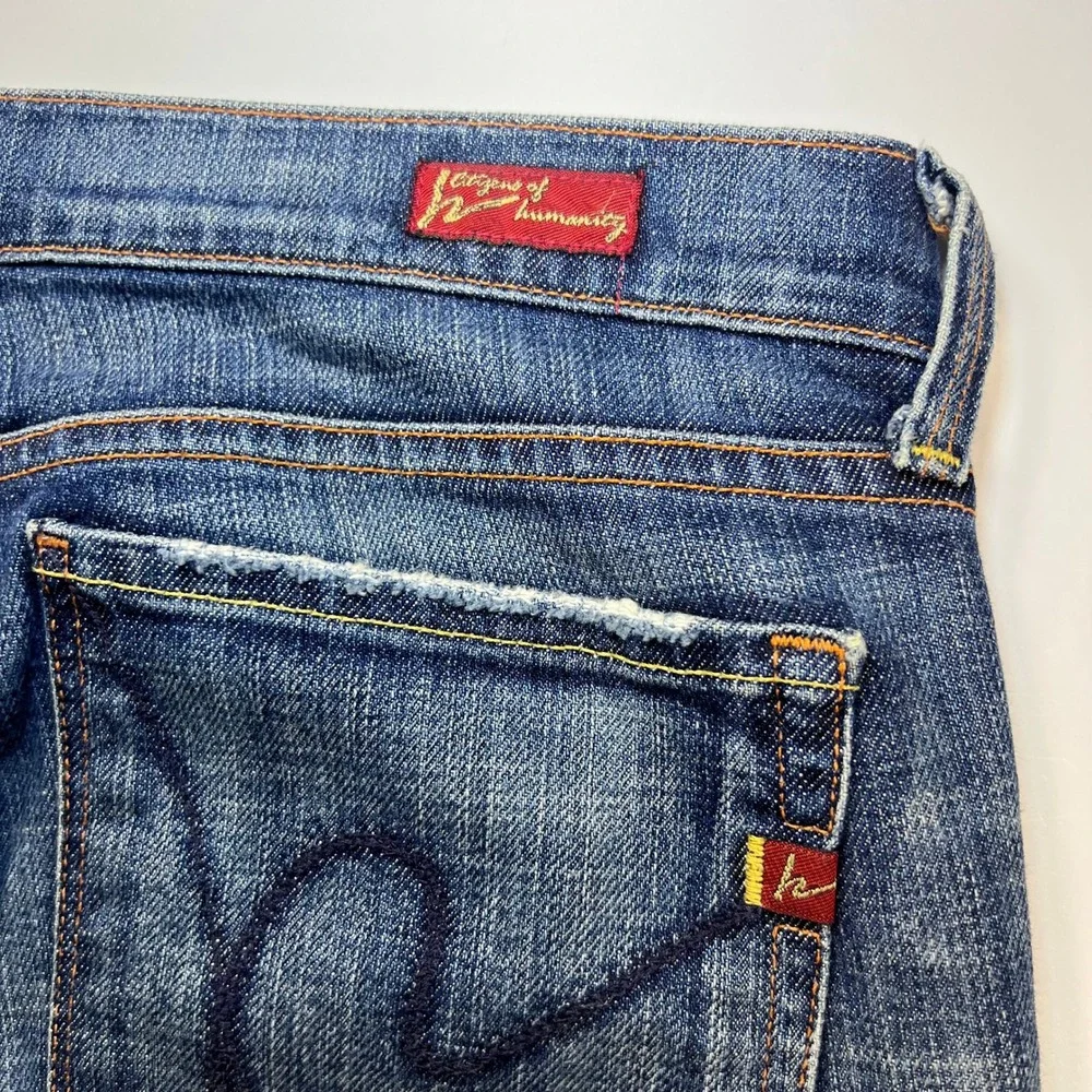 Citizens of Humanity Kelly 001 Bootcut‎ Jeans Womens 28 Blue Low Waist Stretch